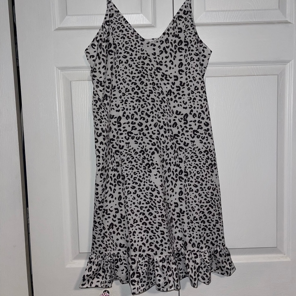 Cute snow leopard dress
